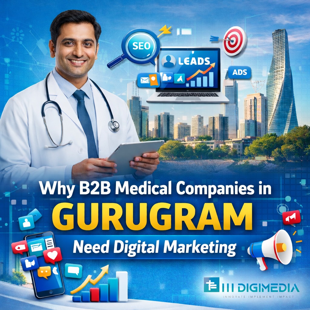 Why B2B Medical Companies in Gurugram Need Digital Marketing