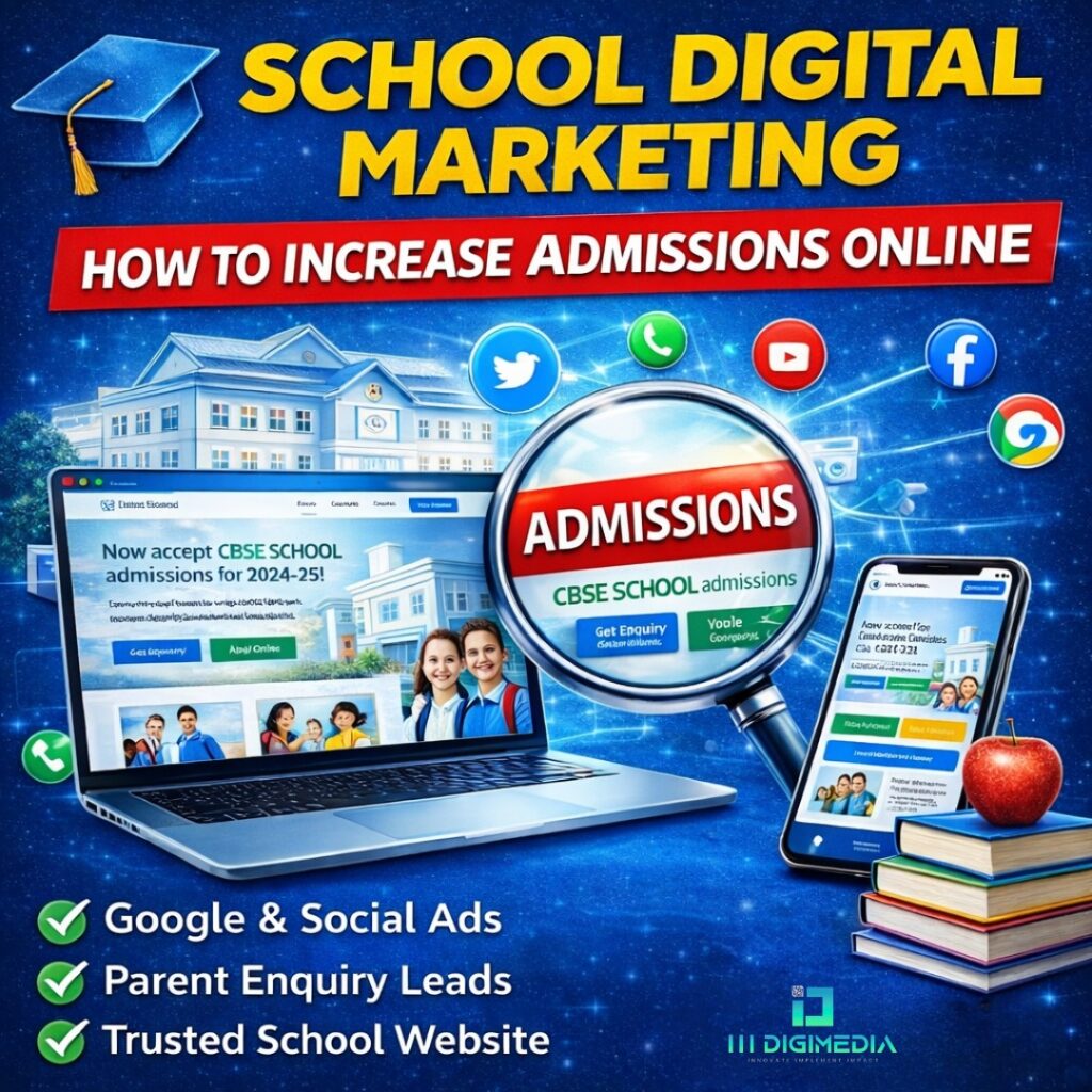 School Digital Marketing: How to Increase Admissions Online